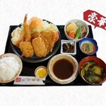 西村商店 - ミックスフライ定食