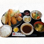 Nishimura Shouten - エビからコロ定食