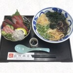 Nishimura Shouten - うどんとミニ海鮮丼