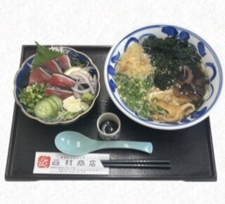 Nishimura Shouten - うどんとミニタタキ丼