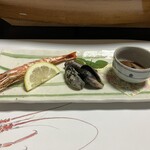 Takata - 海老、貝、煮魚