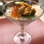 うを佐 - ウニいくらご飯ミニ