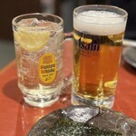 じろべ - ハイボール480円　生ビール590円