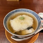 こたつ ねこ - 寒スズキとアワビ茸のかぶら蒸し