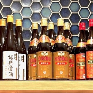 紹興酒や中国酒も充実！コースは飲み放題付きでご利用できます