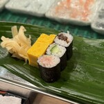 和田鮨 - 玉子焼き、巻物