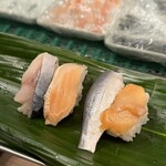 和田鮨 - 〆サバ、サーモン、コハダ、赤貝