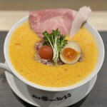 鶏白湯泡ramen たまき - 鶏白湯泡ramen ~トマト ~ ¥1,300-
