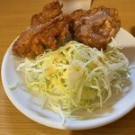 Tantammen shisen - セットの唐揚げ