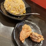 すがの家 - Bセット　だしからあげ+半チャーハン