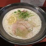 すがの家 - 鶏貝白湯らーめん