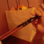Uokushi Sakurasaku - 箸がかわいいです