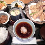 銀座 天一 広島そごう店 - 天ぷら膳（竹）