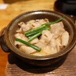 国分寺そば - 肉豆腐