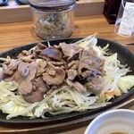 やよい軒 - 野菜とラムのジンギスカン定食