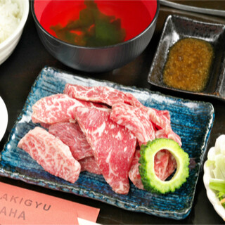 Misaki beef lunch "Yakiniku (Grilled meat) Gozen" where you can enjoy daily special parts at a great price