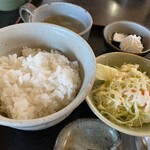 はしもと珈琲館 - お米とサラダなど