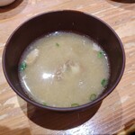 農家の一服 - 豚汁