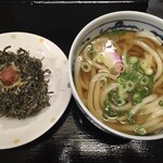 いよ路 - かけうどんは席に着いてから供されました