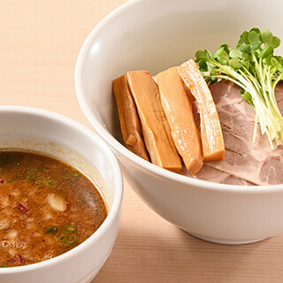 ``Special rich Tsukemen (Dipping Nudle)'' with a delicious soup packed with the flavor of pork bones and fish