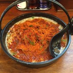 オロチョンラーメン - 炎を吹くオロチョンラーメン   990円なり
