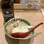 Shokudou Takahiro - もつ煮ハーフ320円