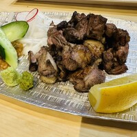 鮨割烹影虎 - 名古屋コーチン　炭火焼き