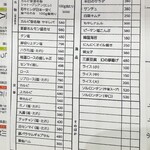 焼肉カルビ堂 源 - 記入表