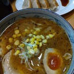 葱次郎 - 味噌ラーメンと餃子