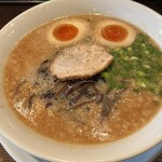 宗庵 - 豚骨ラーメン　味玉トッピング