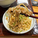 饗 くろ喜 - まずは良く混ぜて「まぜそば」的にいただきます