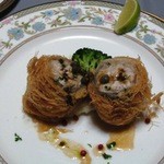 Sakuratei - 真鱈とその白子のカダイフ揚げ