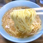 熊王ラーメン - 麺　2023.11.24