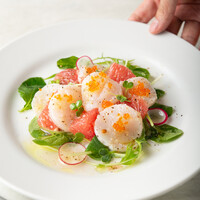【Seasonal】陸奥湾産ホタテとグレープフルーツのカルパッチョ～ヴィネグレットソース仕立て～