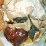 cafe nekoji - モンブランクレープ。