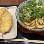 Marugame Seimen - カレーうどん　さつまいも、かしわ