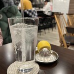 創作麺工房 鳴龍 - 生レモンサワー　400円