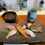 Kaitenzushi Shigenaga - ランチ　極みセット　１９８０円