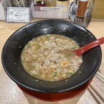 セアブラノ神 - 残り汁に白飯ぶっ込みで〆飯