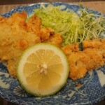 秋田料理 きりたんぽ - カキフライ