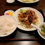 中華さくら - ジンジャー定食(1166円)