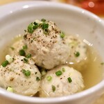 波へい - とり団子