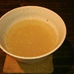草季庵 - 11/16席についてお茶ではなく蕎麦湯が。