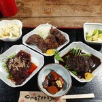 ナカガワ☆スエ食堂 - 刺身・竜田揚げ・ステーキを少しずつ