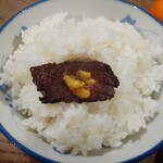 ナカガワ☆スエ食堂 - くじらステーキ　オン・ザ・ライス