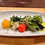花かんざし - 有機野菜としめじのサラダ