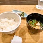 花かんざし - ご飯・味噌汁