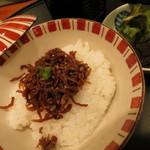 和やまむら - ご飯　ちりめん山椒