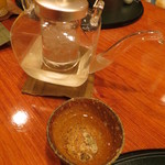 和やまむら - 冷酒　面白い容器に入ってます