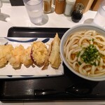 谷や - かしわ天つけうどん